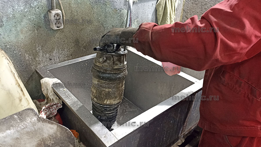 Очищаем узел Очищаем узел