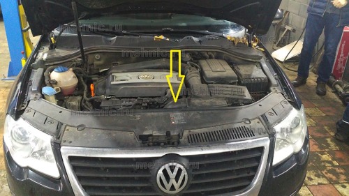 Замены термостата Volkswagen
