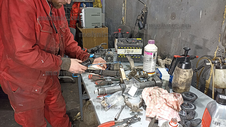 Извлекаем осушитель