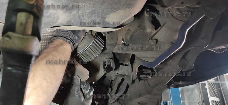 Муфта Халдекс Тигуан, замена масла с разборкой и промывкой