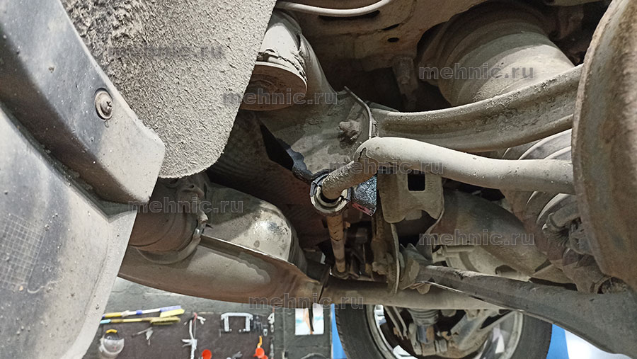 Крепление демонтировано