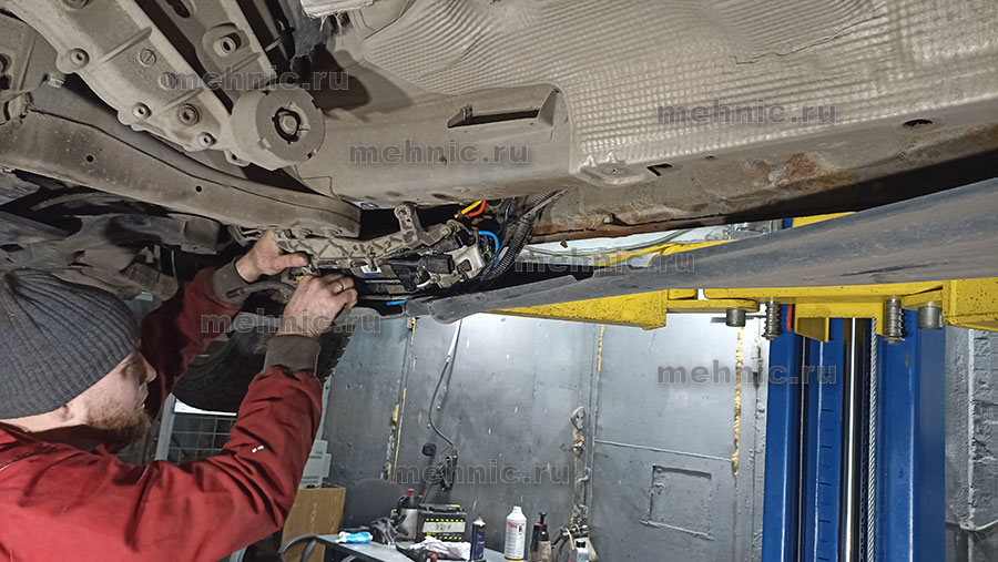 Установка на место