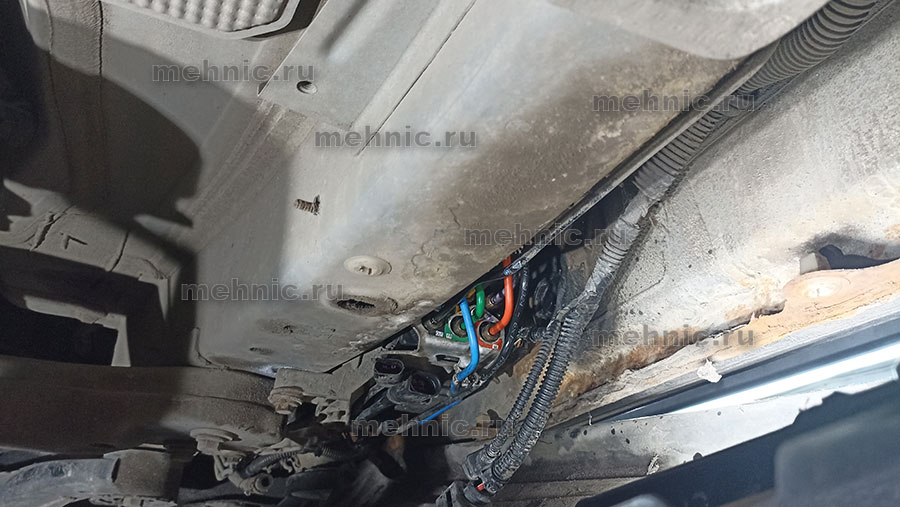 Присоединяем пневмомагистрали