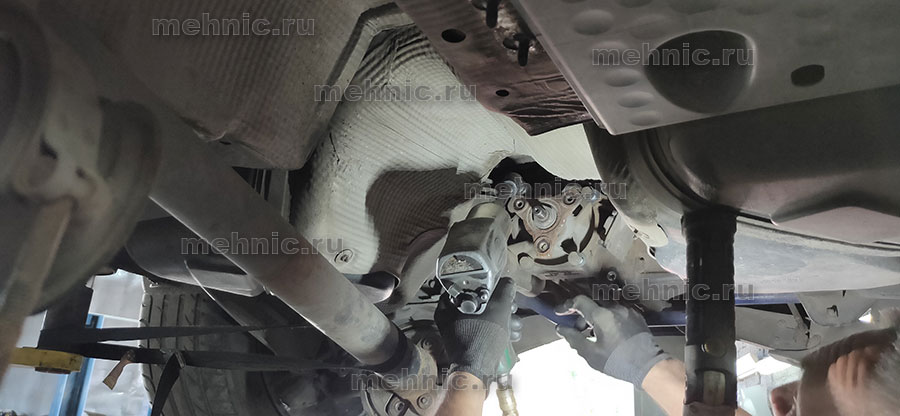 Муфта Халдекс Тигуан, замена масла с разборкой и промывкой