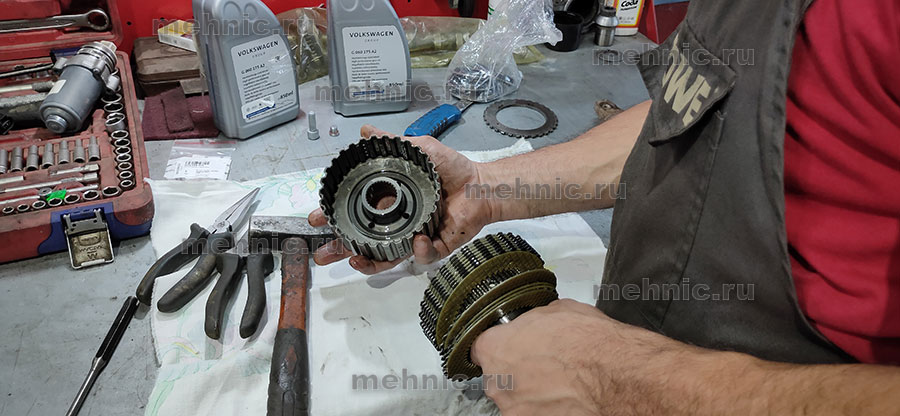Муфта Халдекс Тигуан, замена масла с разборкой и промывкой