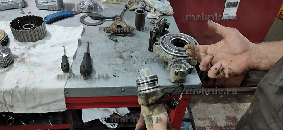 Муфта Халдекс Тигуан, замена масла с разборкой и промывкой