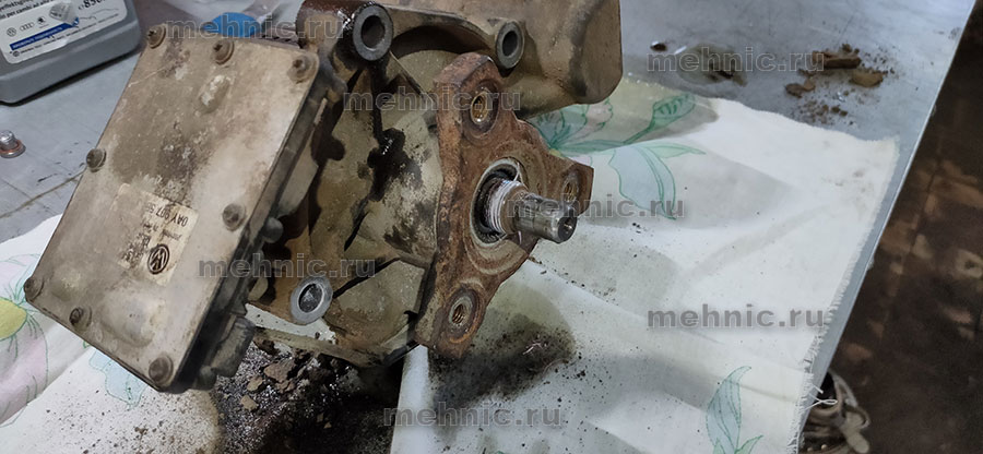 Муфта Халдекс Тигуан, замена масла с разборкой и промывкой