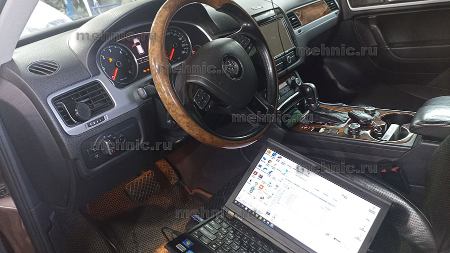Volkswagen Touareg 3.0 TDI перед прошивкой Stage 1