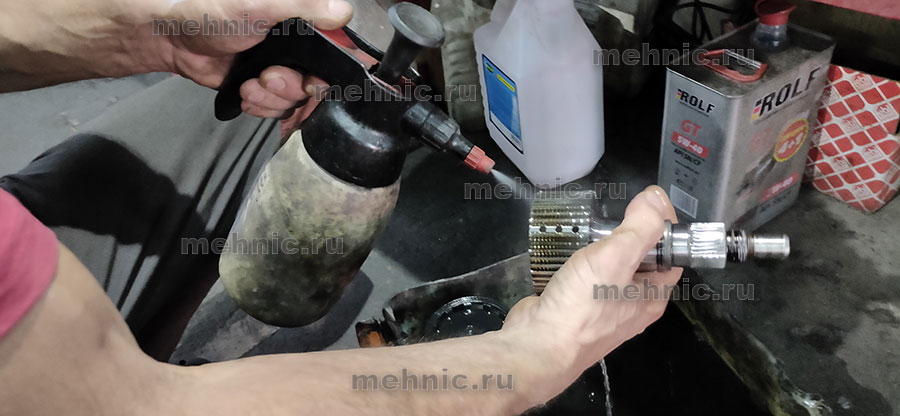 Муфта Халдекс Тигуан, замена масла с разборкой и промывкой